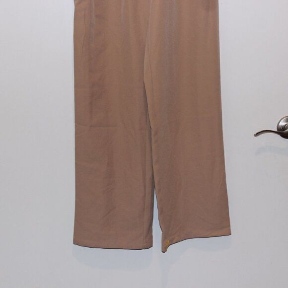 4TH Reckless Tan High Rise Wide Leg Dress Pants Women's Size S - Picture 4 of 10